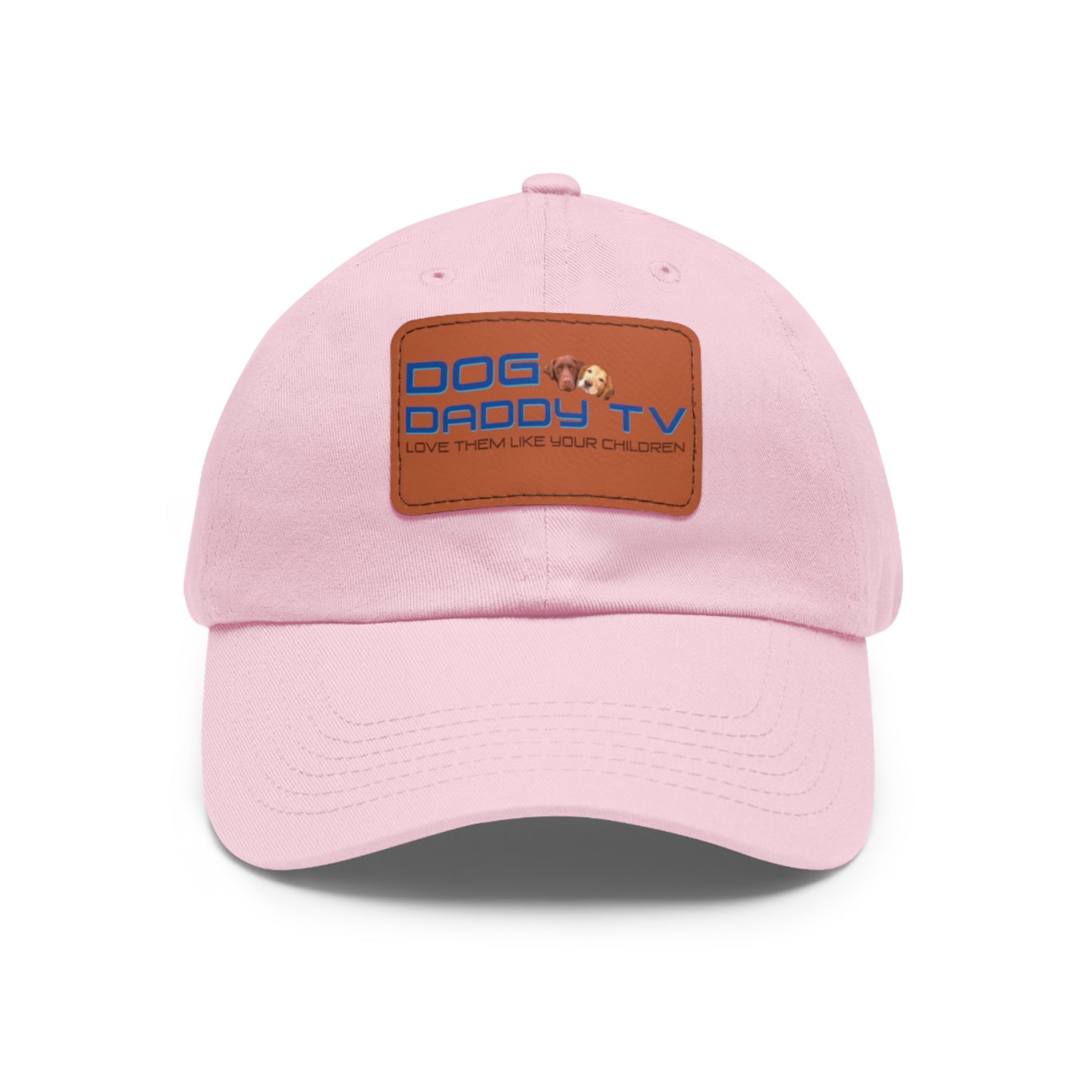 Dad Hat with Leather Patch (Rectangle)