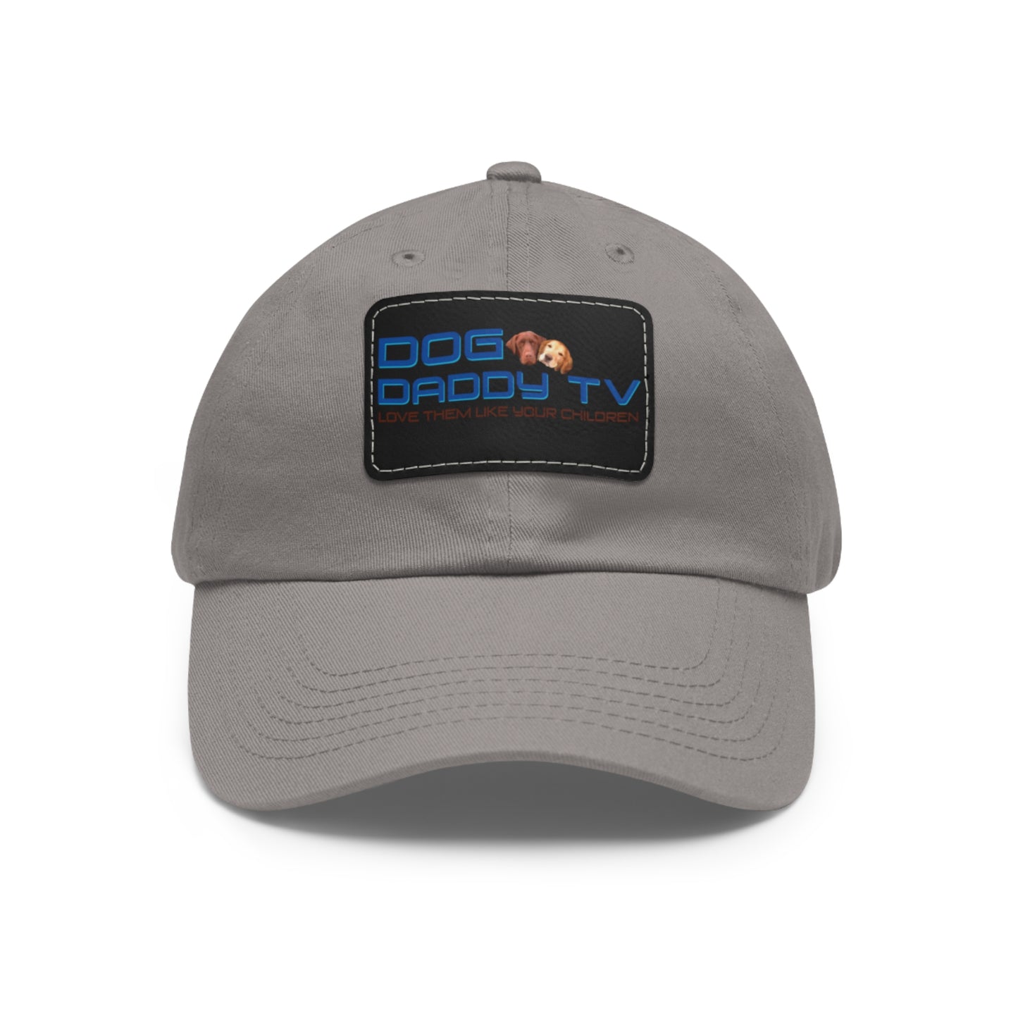 Dad Hat with Leather Patch (Rectangle)