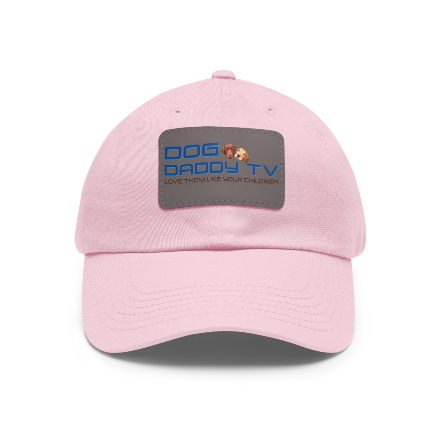 Dad Hat with Leather Patch (Rectangle)