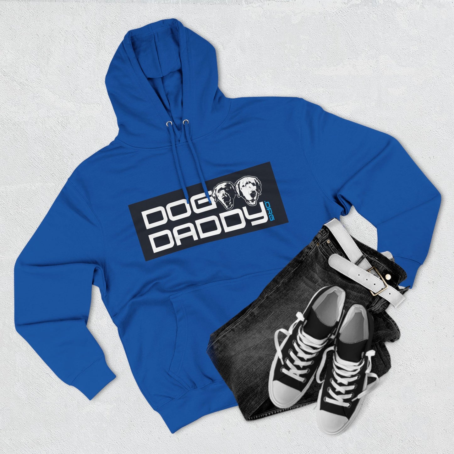 Three-Panel Fleece Hoodie