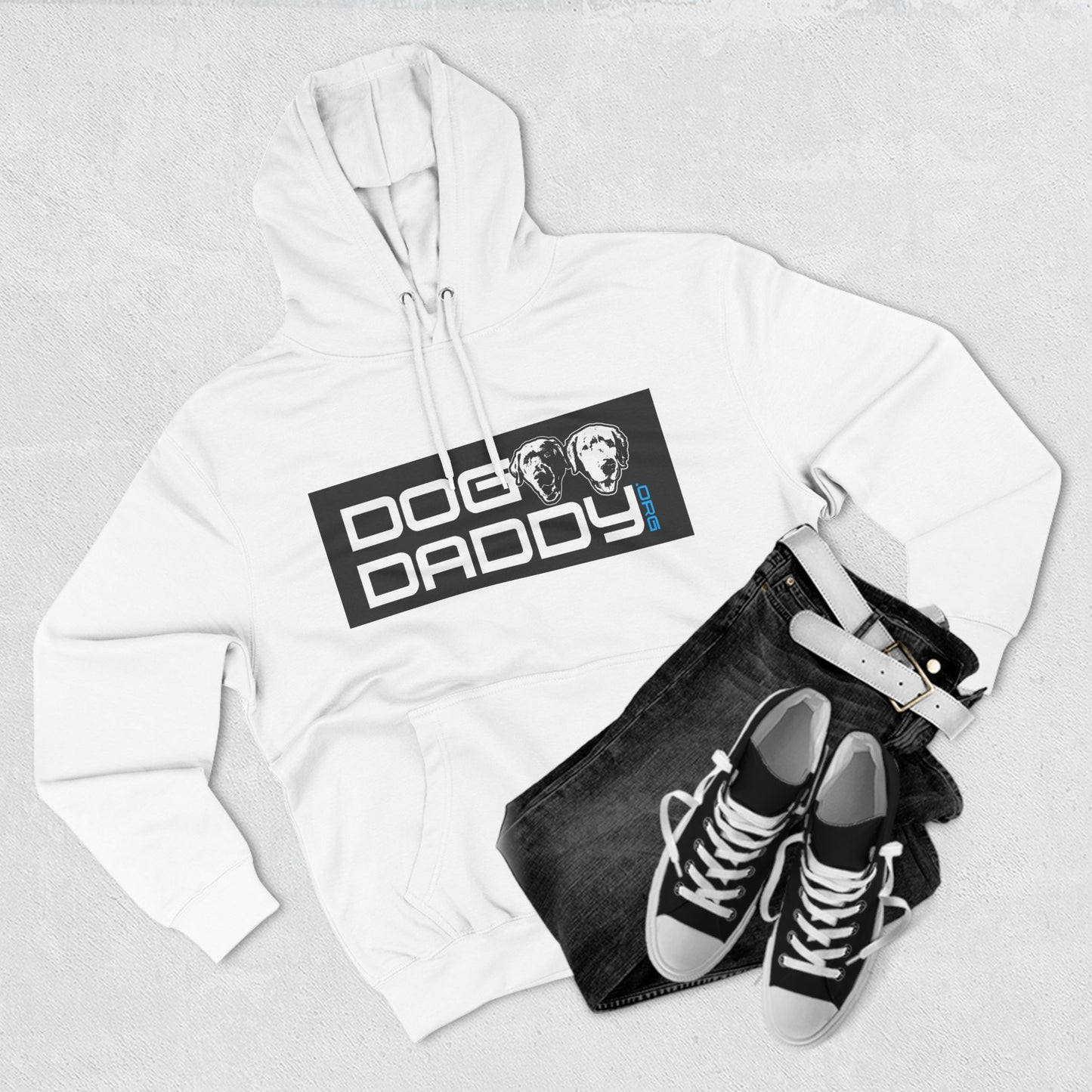 Three-Panel Fleece Hoodie