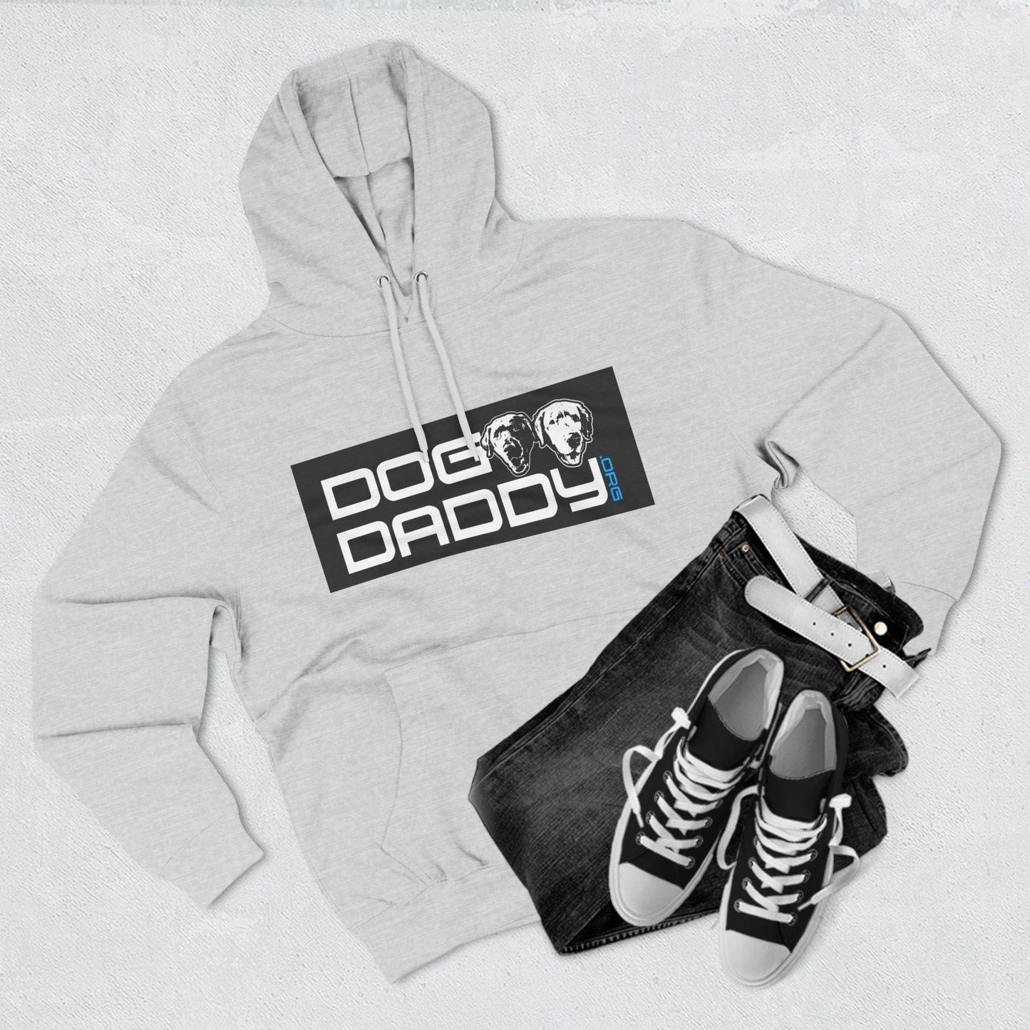 Three-Panel Fleece Hoodie